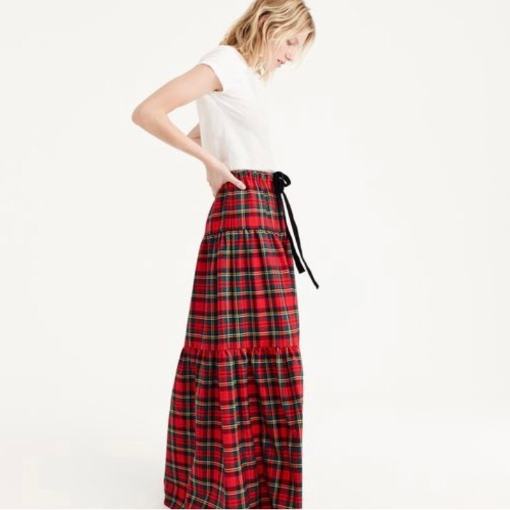 J.Crew Tartan Skirt S runs Large